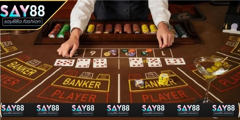 Giao diện Baccarat rõ ràng, công khai từng lượt chia bài