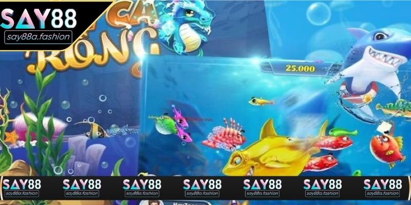 Hiệu ứng bắn cá rồng được mô phỏng sắc nét và sống động