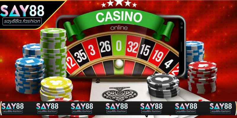 Giao diện sảnh casino chuẩn quốc tế tại SAY88