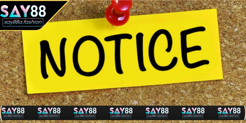 Những lưu ý quan trọng trước khi đăng nhập tại SAY88