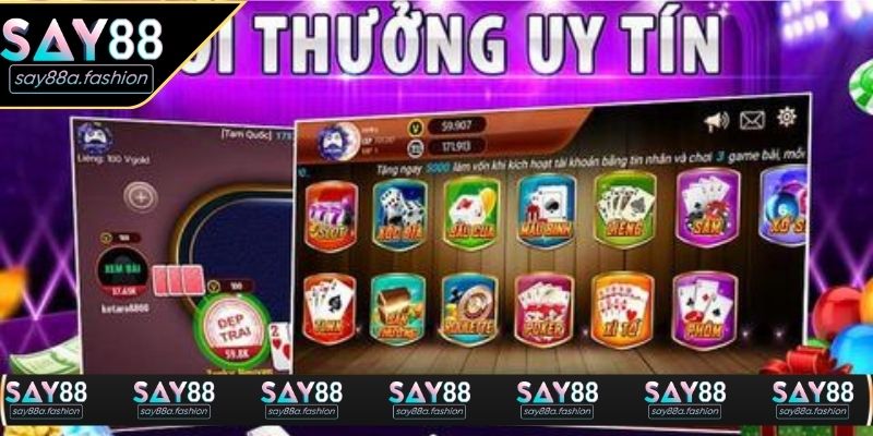 Giao diện sảnh bài trực quan và hiển thị rõ ràng